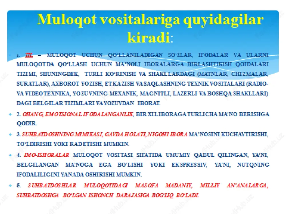 muloqotva uningo'zaro tushunish mexanizmlari - Page 4