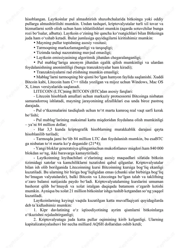 ion tizimlarda bir xilda ishlay oladigan va kriptovalyutalarni mayning qilishga mo‘ljallangan saytdir. ufasoft miner–ushbu dastur ishchi ko‘rsatgichlarini sozlash mumkinligi tufayli mutaxassislar orasida ancha ommabop hisoblanadi. har bir foydalanuvchi, o‘z istak-xoxishiga ko‘ra, video karta bo‘yicha, yadrolar soni bo‘yicha, oqimlar bo‘yicha va pu’llar manzillari bo‘yicha o‘zgartirishlar kiritishi mumkin. bfg miner–bu dasturda esa foydalanuvchilar qo‘l rejimida pullarni sozlashi va komp’yuter ventilyatorining tezligini boshqarishi mumkin. phoenix–ushbu dastur juda samarador ishlaydiganlar qatoriga kiradi va ish unumdorligini 20% gacha ko‘tarish imkonini beradi. dasturni yuklash uchun kriptovalyuta mayningiga mutaxassislashgan saytlarining biriga kirish yoki shunday tematik forumlarga kirish talab etiladi. solo-mayning jarayoni virtual pullarni mustaqil ravishda topishini anglatadi. ammo, yuqorida ko‘rsatib o‘tilganidek, bu ish xozirgi davrda ancha murakkab bo‘lib qoldi va uni yo‘lga qo‘yish uchun professoionalizm hamda yaxshigina investitsiya talab etiladi. albatta ko‘pchilik insonlar bunday miqdorda pul mablag‘lariga ega emas, shuning uchun ham maynerlar “pu’l” deb atalmish guruhlarga birlashib ish yuritadilar. pu’l-mayning – bir qancha kichik maynerlar o‘zlarining …