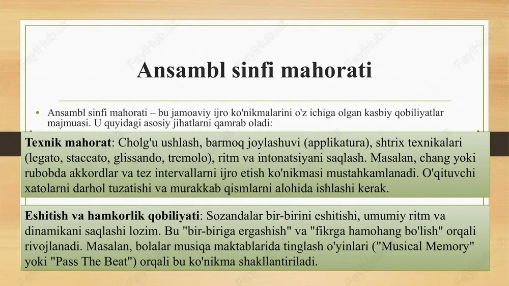 ansambl sinfi mahorati. ijro dasturini tayyorlash - Page 4