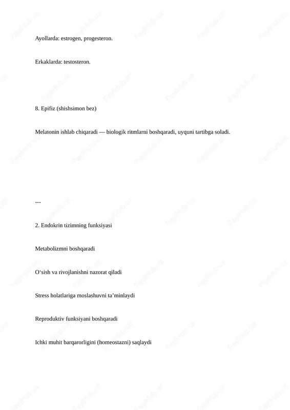 endokrinologiya fanidan mustaqil ish - Page 4