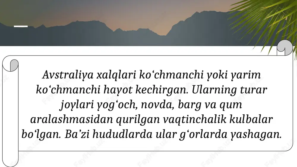 avstraliya va tasmaniya xalqlarining moddiy madaniyati - Page 4