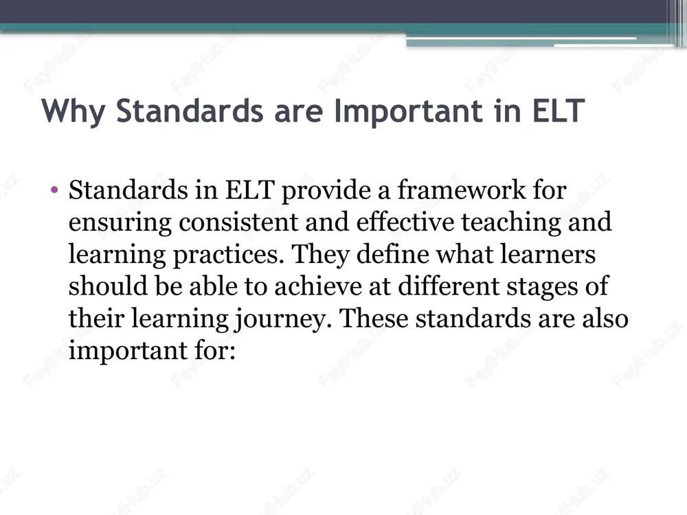 al speaking and writing section. scores range from 60 to 780 for the listening/reading test and 60 to 200 for the speaking/writing test. cambridge english exams: fce (first certificate in english), cae (certificate in advanced english), and cpe (certificate of proficiency in english). these are widely recognized academic qualifications for english learners. they assess all four language skills and provide a comprehensive evaluation of learners' abilities. pte (pearson test of english): this test is computer-based and assesses english proficiency in academic and professional settings. it focuses on integrated skills, where tasks combine multiple skills, such as reading and writing, or listening and speaking. 6. best practices for elt testing authenticity: tests should reflect real-life language use and tasks. for example, speaking tasks should mirror actual communication scenarios. fairness: the test should be designed to minimize bias, considering diverse linguistic backgrounds and learning styles. reliability: the test should yield consistent results …