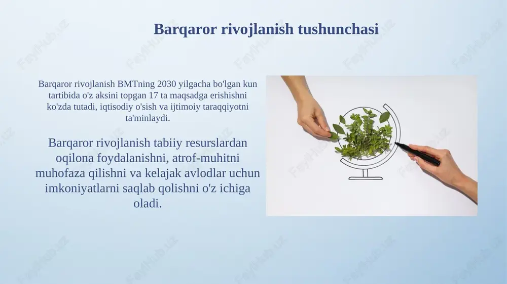 barqaror rivojlanish - Page 4