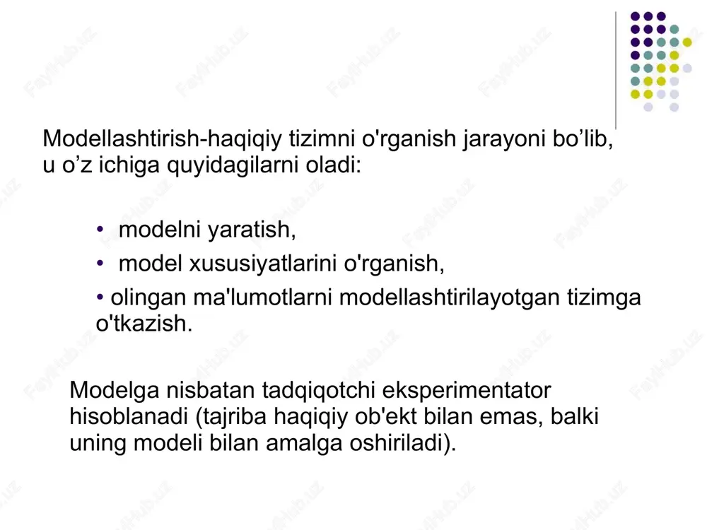 olgan bo`lib, ular yordamida simvollar va operatorlarni hujjat fayli oynasiga joylashtirish uchun qo`llaniladi (1-rasm). 1-rasm. mathcad paketi oynasi va uning matematik panel vositalari. colculator (kolkulyator) – asosiy matematik operatsiyalar shabloni; graph (grafik) – grafiklar shabloni; matrix (matritsa) – matritsa va matritsa operatsiyalarini bajarish shabloni; evluation (baholash) – qiymatlarni yuborish operatori va natijalarni chiqarish operatori; colculus (hisoblash) – differentsiallash, integrallash, summani hisoblash shabloni; boolean (mantiqiy operatorlar) – mantiqiy operatorlar; programming (dasturlashtirish) – dastur tuzish uchun kerakli modullar yaratish operatorlari; greek (grek harflari) -symbolik belgililar ustida ishlash uchun operatorlar. oddiy matematik ifodalarni hisoblash mathcadda foydalanuvchi funktsiyasini tuzish hisoblashlarda qulaylikni va uning effektivligini oshiradi. funktsiya chap tomonda ko’rsatilib, undan keyin yuborish operatori (:=) va hisoblanadigan ifoda yziladi. ifodada ishlatiladigan o’zgaruvchi kattaliklari funktsiya parametri qilib funktsiya nomidan keyin qavs ichida yziladi. e`tiboringiz uchun raxmat!  image8.jpeg image9.jpeg image10.jpeg image11.jpeg image20.wmf image21.wmf image22.wmf image23.wmf image24.wmf image25.wmf image26.wmf image27.wmf image28.wmf image29.wmf image12.png image30.wmf image31.wmf image32.wmf image13.wmf …
