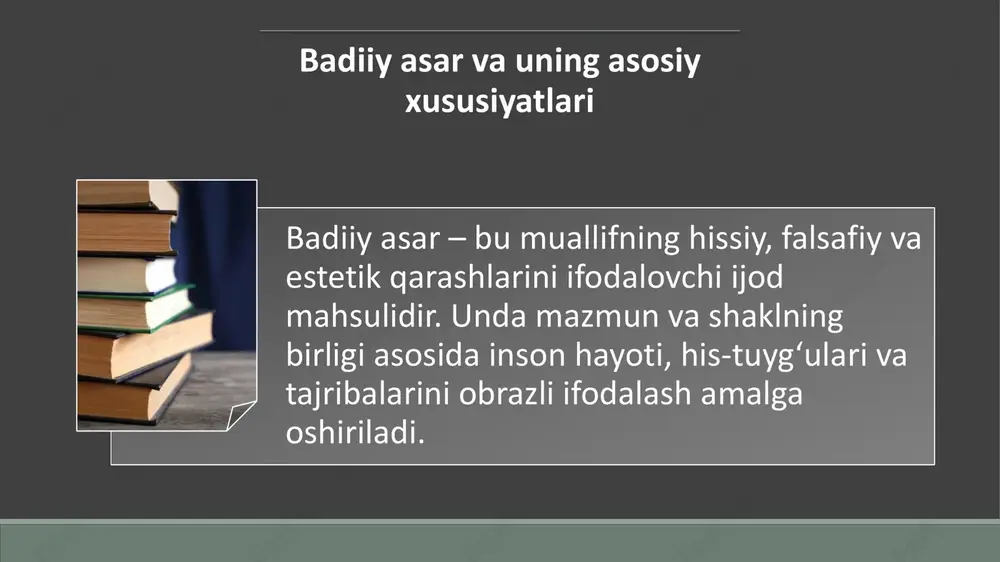 badiiy asar-badiiy kommunikatsiya vositasi - Page 4
