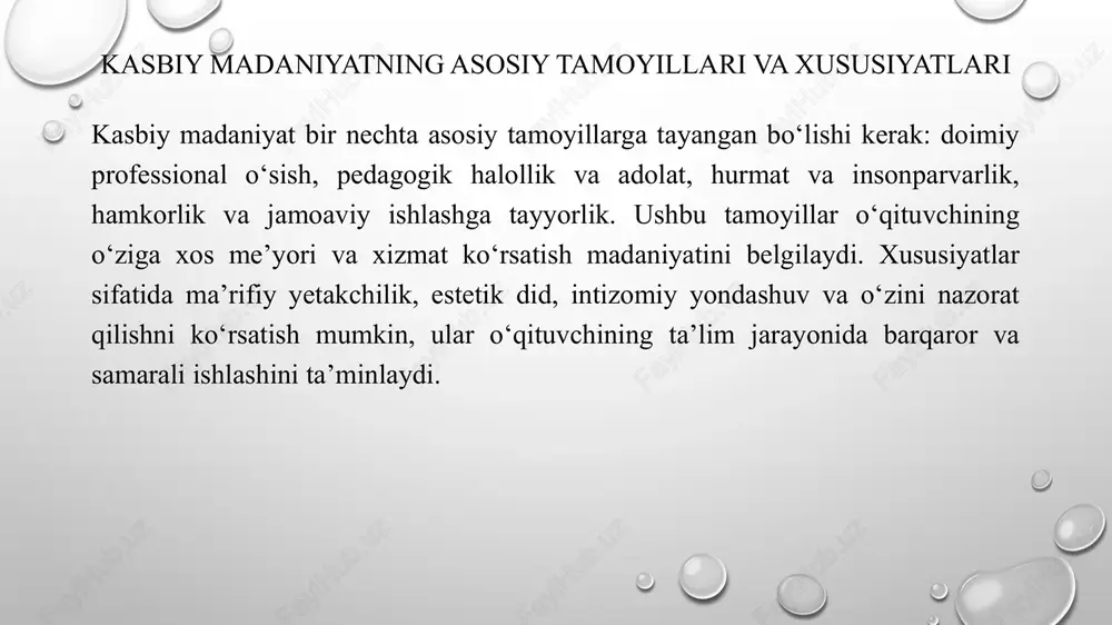 o‘qituvchining kasbiy madaniyati - Page 4