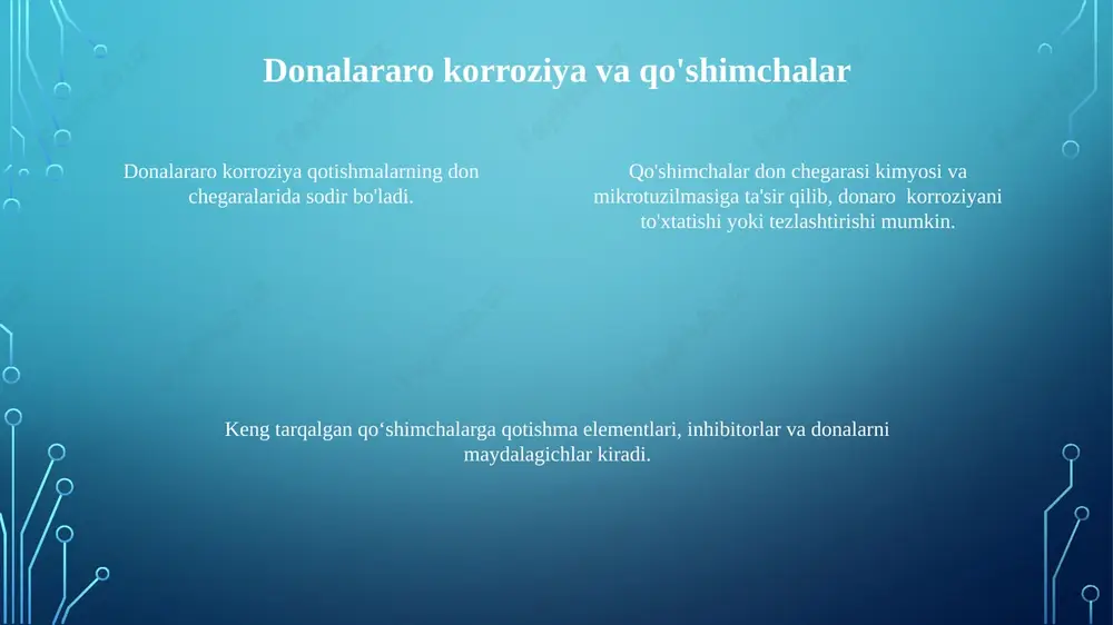 moddalar undagi qo'shimchalarning korroziya jarayoniga ta'siri - Page 4