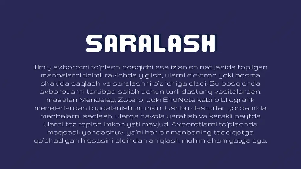 ilmiy axborotlarni qidirish, to'plash va qayta ishlash - Page 4