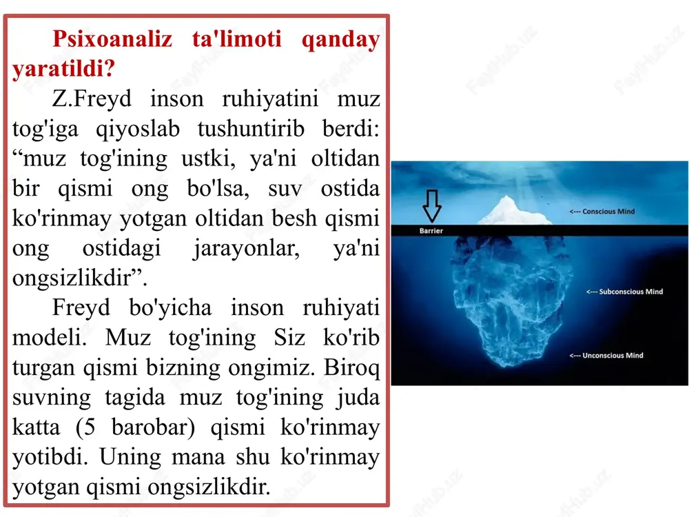 avsiflaydi va shu bilan hayotni davom ettirish uchun turtki yaratadi. frankl ekzistensial terapiyaning asosiy asoschilaridan biri bo'lib, uning asarlari gumanistik psixologiya vakillari uchun ilhom manbai bo'lib xizmat qildi. franklning terapevtik usuli ekzistensial terapiya toifasiga kiradi. faoliyatini ekzistensial yondashuvni o'rganishga bag'ishlagan frankl ma'no yo'qligi inson uchun asosiy stress, degan xulosaga keldi. frankl ekzistensial nevrozni hayotdagi ma'nosizlik inqirozi bilan aniqladi. ekzistensial psixoterapiya - bu psixoterapiyaning yo'nalishi bo'lib, bemorni o'z hayotini tushunishga, uning hayotiy qadriyatlarini anglab yetishga va ushbu qadriyatlar asosida hayot yo'lini o'zgartirishga, uning tanlovi uchun to'liq javobgarlikni o'z zimmasiga olishga qaratilgan. ish haftasining oxirida odamlar tez-tez boshdan kechiradigan ruhiy tushkunlik va bo'shlik tuyg'usini tavsiflovchi "yakshanba nevrozi" ta'rifini aynan frankl ishlab chiqqan. franklning ta'kidlashicha, bu holat zerikish, befarqlik va bo'shliq hissi bilan tavsiflangan ekzistensial vakuum deb ataladigan narsaga bog'liq. biror kishi shubha, maqsad va faoliyatning ma'nosini yo'qotishni his qiladi. erik seligmann fromm (23.03.1900 – 1980.3.18) – nemis sotsiologi, faylasuf, ijtimoiy psixolog, psixoanalitik, …