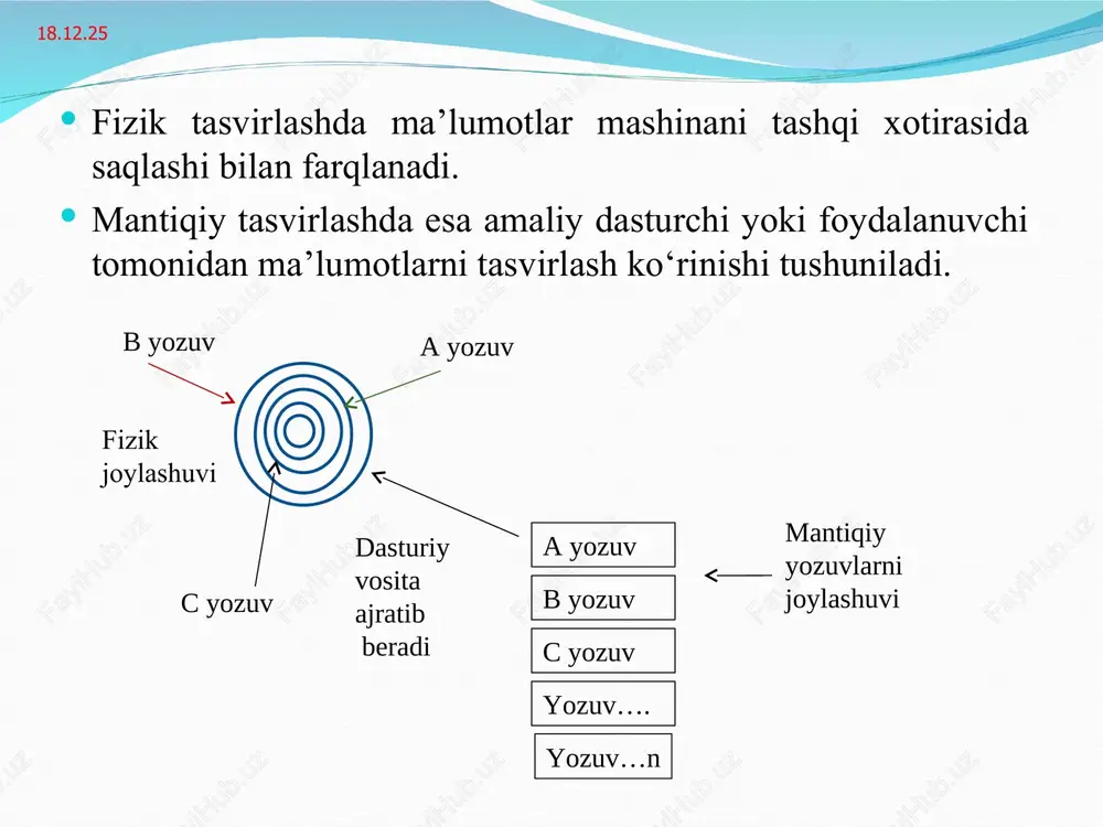 ma`lumotlar bazasını boshqarısh tızımları.asosiy tushunchalar. mbbt modellari - Page 4