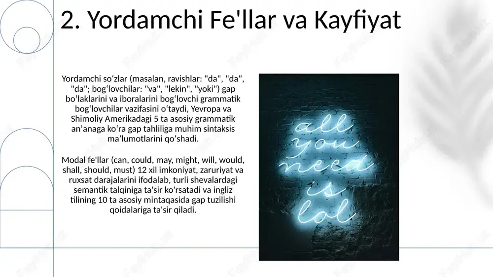 morfologiya. yordamchi soʻzlar - Page 4