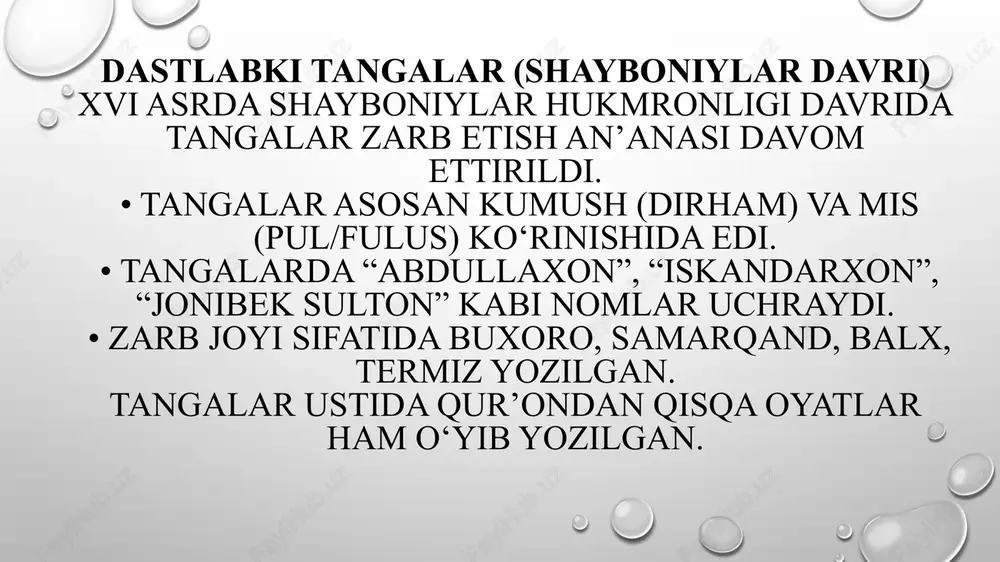 buxoro xonligi tangalari - Page 4