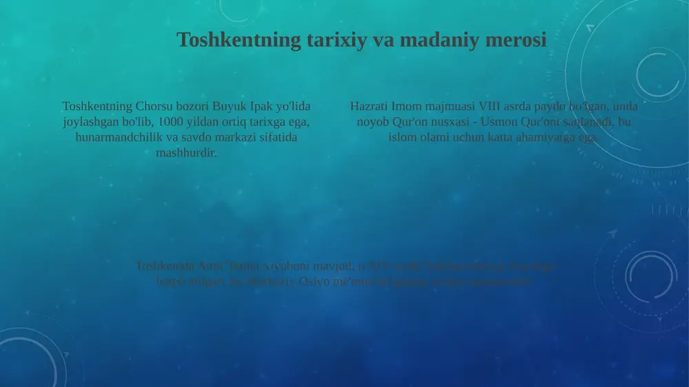 toshkentshahriislommadaniyatiningpoytaxtidebeʼlonqilinishi - Page 4
