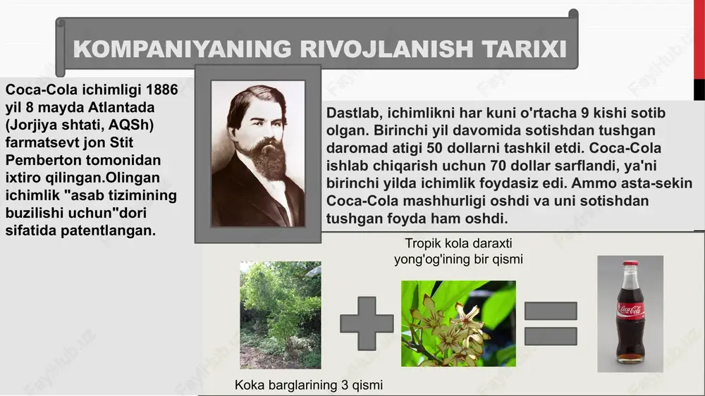 entsialingizni oching* siz uchun maxsus yaratilgan dastur va martaba rejasi bo'yicha rivojlanish* o'zingizning mas'uliyat sohangizga ega bo'ling va tajribali murabbiylar bilan dinamik xalqaro muhitda vazifalar ustida ishlang* * coca-cola hbc mamlakatlarining butun guruhining risk management trainee programme a'zolari xalqaro hamjamiyatining bir qismi bo'ling (dunyoning 28 mamlakati) sayyorani qutqarish: ijtimoiy va ko'ngilli loyihalarda ishtirok etish;aloqalarni kuchaytirish: dekanatlar, martaba markazi, talabalar tashkilotlari bilan o'zaro aloqalar;vaqtni boshqarish: coca-cola‑dan martaba kunlari, master-klasslar va treninglarda qatnashish;ijodkorlikni rivojlantirish: sizning super g'oyalaringizni amalga oshirish rossiyadagi coca-cola tizimi "coca-cola soft drink consulting"mchj coca-cola hbc rossiya 8000 yuqori malakali ishchilar tegishli sohalarda 60 000 dan ortiq qo'shimcha ish o'rinlari. - onlayn ariza berish, - cv va cl bo'yicha tanlov- bir nechta intervyu turlari- ish taklifini olish xodimlarni rag'batlantirish tizimining asosiy elementlari o'sish imkoniyati-turli xil rivojlanish dasturlarinoyob tajribaga ega bo'lish imkoniyatirivojlangan mukofotlar tizimi rivojlanish dasturlari "eng yuqori ko'rsatkich"coca-cola universiteti (u bilan)baholash va rivojlantirish forumlarifunktsional dasturlar rivojlanishqisqa muddatli topshiriqlar coca-cola kompaniyasi …