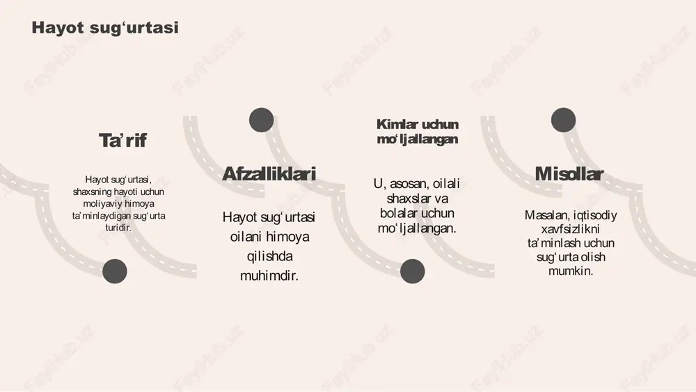 oliyatini tartibga soladi. muqaddas hujjatlar va qonunlar, sugʻurta shartnomalarining tuzilishi va bajarilishi bo‘yicha asosiy prinsiplarga ega. sugʻurta shartnomasi: - shartnoma tomonlari va ularning huquqlari - sugʻurta qoplash miqdori - sugʻurta muddatlari - toʻlovlar va shartlar sugʻurta jarayonidagi nizolar: sugʻurta jarayonida yuzaga kelishi mumkin bo‘lgan nizolar, asosan sugʻurta shartnomasidagi noaniqliklar va qoplovlar bilan bog‘liqdir. nizolarni hal qilish usullari, muhokama, mediatsiya yoki sudga murojaat qilishni o‘z ichiga oladi. huquqiy himoya: mijozlar va sugʻurta kompaniyasi o‘rtasidagi huquqiy himoya, sugʻurta shartnomasiga asoslanadi. huquqiy muammolar, masalan, sugʻurta to‘lovlarining kechikishi yoki shartnomadagi noaniqliklar, mijozlarga noqulayliklar tug‘dirishi mumkin. sugʻurta jarayonining kelajagi sugʻurta jarayonidagi innovatsiyalar: - sun'iy intellekt va avtomatlashtirish - ma'lumotlarni tahlil qilish va big data - blokcheyn texnologiyalari - mobil ilovalar orqali xizmat ko'rsatish - raqamli platformalar orqali mijozlar bilan aloqalar sugʻurta bozorida raqobat va o'zgarishlar davom etmoqda. yangi raqobatchilar, xususan, fintech kompaniyalari orqali sugʻurta xizmatlari yanada raqobatbardosh bo'lmoqda. bu o'zgarishlar, shuningdek, mijozlarning tezkor va qulay …