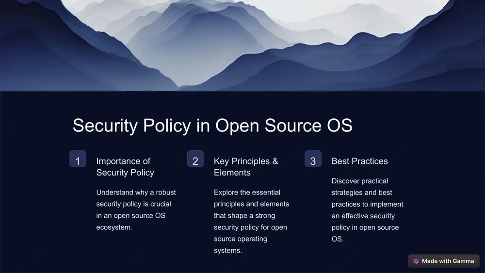 open source os architecture and security policy - Page 4