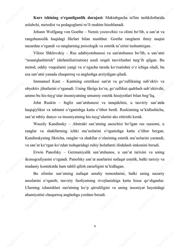 jarayoni kurs ishining predmeti: uslubchining ta’lim-tarbiyaviy ishlariga rahbarligi. mttda monitoring tizimini tashkil etishni usul va vositalari. kurs ishining maqsadi: uslubchining ta’lim-tarbiyaviy ishlariga rahbarligi. mttda monitoring tizimini tashkil etish. kurs ishining vazifalari: 1. mtt uslubchisining metodik ishlarga rahbarligi va mtt uslubiy boshqaruvida uslubchi faoliyatining o‘ziga xos xususiyatlari 2. maktabgacha ta’lim tashkilotida ta’lim – tarbiya ishlarini rejalashtirish 3. mtt metodisti va uni pedagogik jarayonlarni tashkil etishdagi o‘rni 4. o‘zbekiston respublikasining “maktabgacha ta’lim va tarbiya to‘g‘risidagi qonun”ni amaliyotga tadbiq etish. kurs ishining metodlari: kuzatish, suhbat, test, savol-javob, o‘yin. kurs ishining tuzilishi: kirish, 2 ta boblar, 4 band, xulosa, adabiyotlar ro‘yxati va ilovalardan iborat. i.bob. uslubchining metodik ishlari. mttda uslubiy boshqaruvi va rahbar faoliyati. 1.1.mtt uslubchisining metodik ishlarga rahbarligi va mtt uslubiy boshqaruvida uslubchi faoliyatining o‘ziga xos xususiyatlari. maktabgacha ta’lim tashkiloti nizomida uslubchining huquq va vazifalari aniq belgilab berilgan. u ta’lim-tarbiya uslublarini mukammal egallagan, siyosiy ongi, dunyoqarashi keng, yuksak ma’naviy fazilatlar sohibi, tadbirkor, kamida …