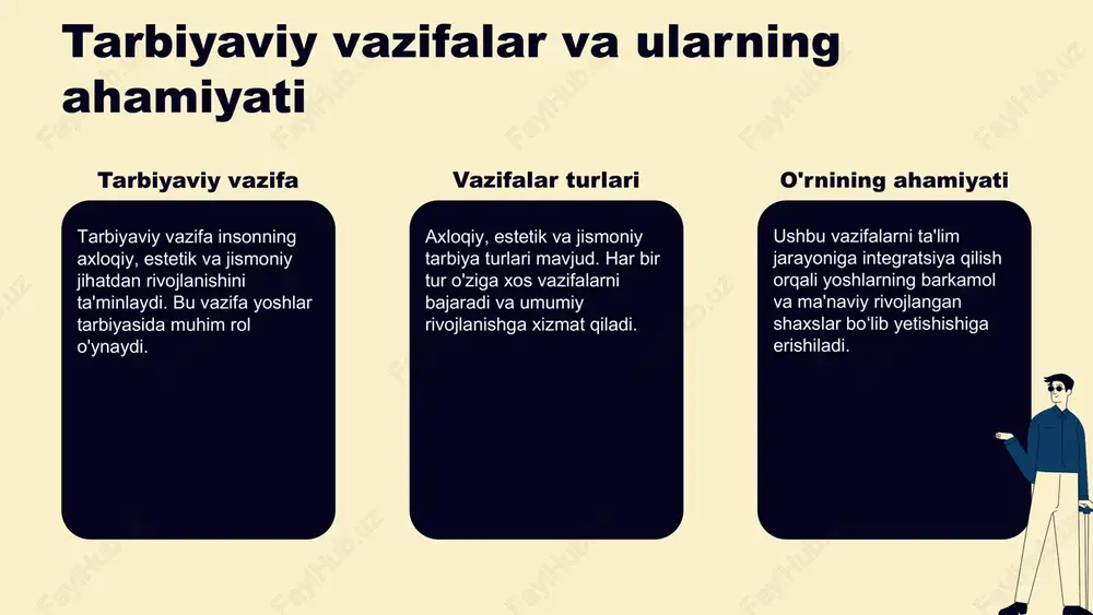 ta'limning pedagogik va tarbiyaviy vazifalari - Page 4