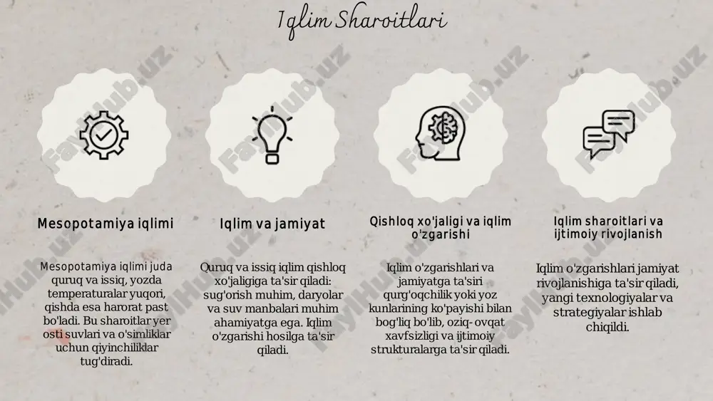 ilgan janglar va t aqs imot ijt imoiy rolla r va t abaqalarn i shakllant irgan. resurs la r va ijt imoiy t izimlar o'rt as idagi bog 'liqlik, re surs la r t aqs imot i orqa li ijt imoiy rolla r va t abaqa la rni aniqlashda muhim. misol uchun, sug 'orish t izimlari va suv resurs la rin ing boshqarilish i ijt imoiy muvofiqlik va mojarola rni yuzaga ke lt irgan. resurs lar va ijt imoiy t izimlar resurs lar va ijt imoiy s t ruktura lar resurs lar va t abaqalanish misolla r va ta 's irla r resurslar va ijtimoiy tizimlar qadimgi jamiyat larning ijt imoiy tabaqalanish i u larn ing iqt isodiy va s iyos iy tuzilmalariga tayanadi. farqlar yoshi, kasb va boylik bilan be lgilanadi. ijt imoiy qat lamlar o'zaro a loqa lar va a jra lish lar orqa li jamiyatn ing barqarorligin …