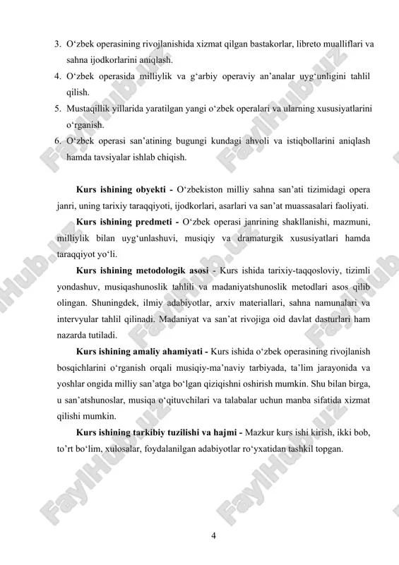 g‘oya, tarixiy mavzu, adabiy manbalar va xalq badiiy tafakkuri markaziy o‘ringa chiqdi. shu tariqa opera janrida xalq qahramonlari hayoti, tarixiy voqealar, sevgi va sadoqat, vatanparvarlik kabi mavzular musiqaviy asarlar vositasida aks ettirildi. operalar orqali milliy o‘zlikni anglash, madaniy merosni sahnada namoyon etish, yosh avlodni estetik ruhda tarbiyalash imkoniyati kengaydi. mustaqillik davrida o‘zbek operasi yangi mazmun va shakllar bilan boyidi. milliy va jahon opera san’ati tajribalari asosida yaratilgan asarlar san’at ixlosmandlari e’tiborini tortmoqda. hozirgi davrda o‘zbek operasi o‘z ijodkorlari, sahna ijrochilari va kompozitorlari bilan xalqaro miqyosda tanilib bormoqda. operada zamonaviy texnologiyalar, sahna dekorlari va interaktiv yechimlar qo‘llanilishi uni bugungi madaniy hayotning muhim bo‘g‘iniga aylantirmoqda. o‘zbek operasi vujudga kelishida xalq og‘zaki ijodi, ayniqsa dostonchilik va maqom san’ati muhim manba bo‘lib xizmat qilgan. o‘zbek xalqining ko‘p asrlik musiqiy merosi, xususan, "shashmaqom" tizimi, lirik xalq qo‘shiqlari va an’anaviy ashulalar opera janrining asosiy g‘oyaviy-musical negizini tashkil qilgan. shu bois o‘zbek operasi o‘ziga xos milliy ohanglar, …