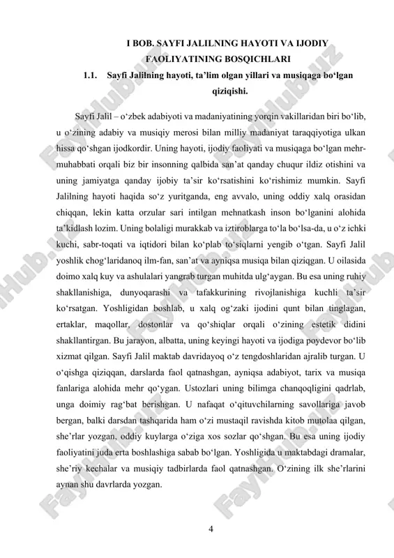 liy cholg‘ularni chalishni o‘rgangan, ayniqsa dutor va g‘ijjak chalishda ancha mahoratga ega bo‘lgan. uning uyida doim musiqa yangrab turar, bu esa nafaqat unga, balki uning atrofidagilarga ham ilhom baxsh etgan. u ko‘plab musiqiy tadbirlarda ishtirok etib, o‘z she’rlarini jonli ijro bilan birga taqdim etgan. bu esa uning she’rlarining musiqaviyligi, ohangdorligi va xalq orasida mashhurligini oshirgan. sayfi jalilning musiqaga bo‘lgan munosabati chin yurakdan bo‘lgan. u musiqa orqali inson ruhining ichki kechinmalarini, quvonch va dardlarini ifoda etishga intilgan. aynan shu musiqiy ifoda uning she’riy satrlarida ham yaqqol namoyon bo‘lgan. uning she’rlari kuyga solinar, xalq xonandalari tomonidan kuylanar edi. u o‘z asarlari orqali musiqa va adabiyotning uyg‘unligini amalda namoyish eta oldi. sayfi jalil o‘zining serqirra iste’dodi, mehnatsevarligi va milliy qadriyatlarga sodiqligi bilan o‘zbek madaniyatida o‘chmas iz qoldirgan ijodkordir. uning hayoti – bu iqtidor va mehnat uyg‘unligining, she’riyat va musiqaning bir butunlikda go‘zallikka xizmat qilgan namunasi bo‘lib xizmat qiladi. bugungi kunda ham uning asarlari …