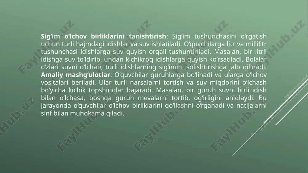 boshlangich_sinflarda_massa_va_sigim_olchov_birliklarini_orgatish.pptx - Page 4