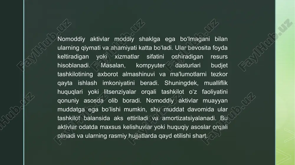 budjet tashkilotlarida nomoddiy aktivlar.pptx - Page 4