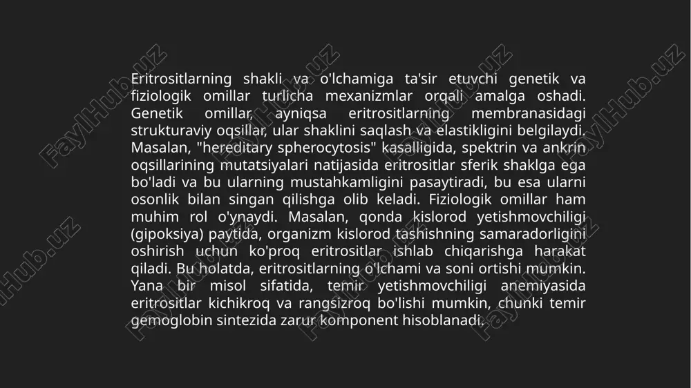 eritrositlarga tasir etuvchi omillar.pptx - Page 4