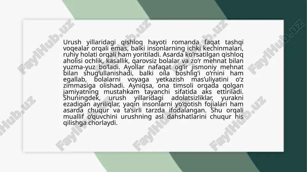 shukrullo kafansiz kòmilganlar romani.pptx - Page 4