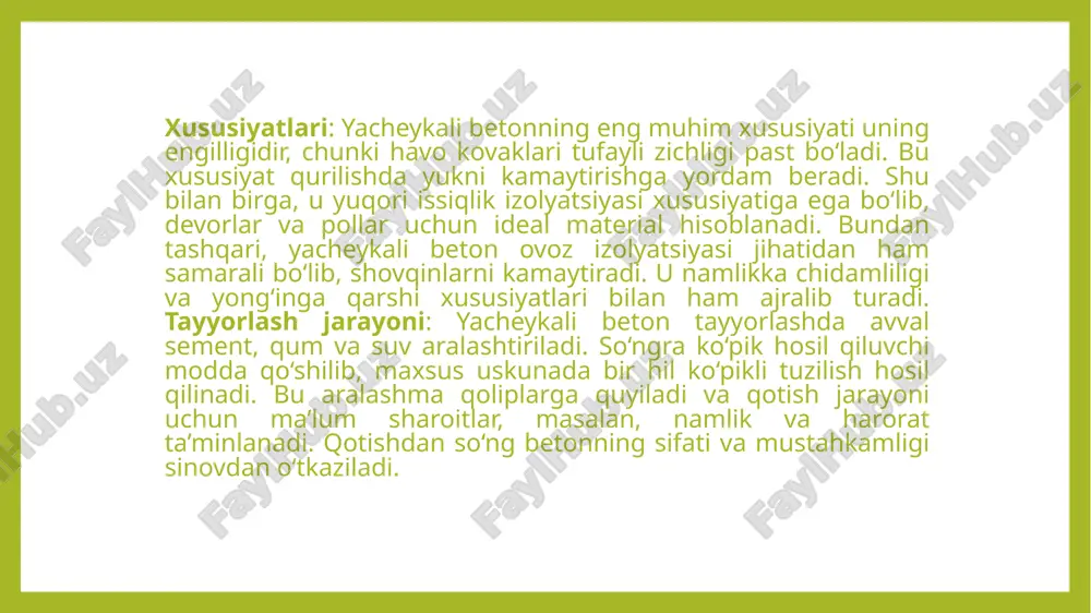 yacheykali beton tayyorlash texnologisi.pptx - Page 4