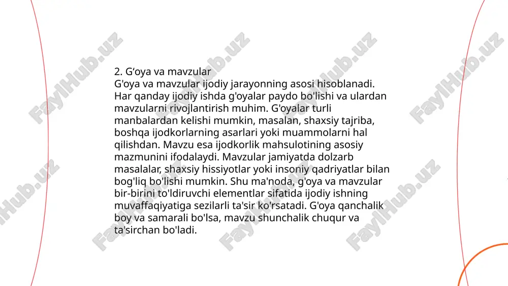 chovlar qo‘llanilishi mumkin, masalan, meyers-briggs tipologiyasi yoki 5 ta asosiy shaxsiy fazilat. portret shakllantirishda psixologlar shaxsning o‘tmishi, hozirgi holati va kelasi intilishlarini ham hisobga olishadi. ushbu yondashuv insonning ijtimoiy munosabatlarga, stressga, liderlik qobiliyatlariga va qaror qabul qilish jarayonlariga bo‘lgan munosabatini tushunishga yordam beradi. ... t.me/slaydai_bot sotsial tafovut jamiyatda insonlar o'rtasidagi iqtisodiy, ta'lim, sog'liqni saqlash va boshqa sohalardagi notenglikni ifodalaydi. o'zbekistonda 2021-yilgi ma'lumotlarga ko'ra, oilalarning 10 foizi umumiy boylikning 80 foizdan ortig'iga egalik qiladi. ta'lim sohasida eng boy va eng kambag'al qatlamlar o'rtasida katta tafovut mavjud, oliy ta'lim darajasiga ega bo'lganlar soni yuqori daromadli guruhlarda 50 foizni, past daromadli guruhlarda esa 15 foizni tashkil etadi. shuningdek, shahar va qishloq aholisi o'rtasida infratuzilma va xizmat ko'rsatish sifati bo'yicha farqlar mavjud bo'lib, bu holat kambag'al qishloq joylaridagi aholiga salbiy ta'sir ko'rsatadi. sog'liqni saqlash xizmatlaridan foydalanish imkoniyatlari ham yuqori daromadga ega oilalarda ancha yuqori. ... t.me/slaydai_bot 10. mehnat va sinfiy kurash 10. mehnat va …