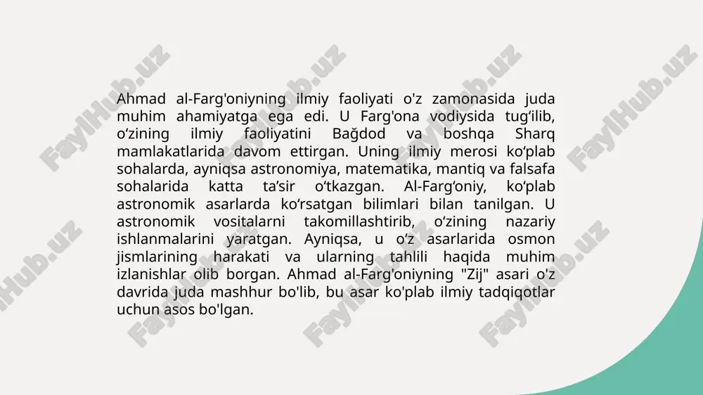 ahmad al fargʻoniy (samalyotda bordtda) taom tarqatish.pptx - Page 4