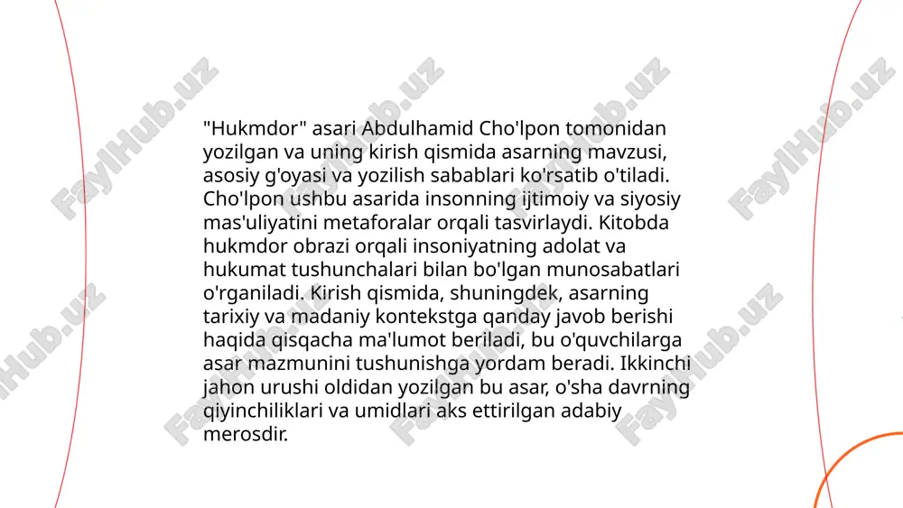ita sifatida ko'radi. unga ko‘ra, din hukmdorlarga aholining fikrini nazorat qilish va ijtimoiy barqarorlikni ta’minlashda yordam beradi. makiavellining nuqtai nazari pragmatik bo‘lib, unda din axloqiy yoki ruhiy qiymatidan ko‘ra siyosiy foydaliligiga urg‘u beriladi. bu jihat tarixiy davrlarda siyosiy tizimlarga kuchli ta’sir ko‘rsatgan va ko‘p munozaralarga sabab bo‘lgan. ... t.me/slaydai_bot 13. siyosiy o‘yinlar va makr 13. siyosiy o‘yinlar va makr mavzusi siyosiy faoliyatda strategiya va hiylalar qo‘llanilishi haqida. siyosiy o‘yinlar siyosiy partiyalar, yetakchilar yoki davlatlar o‘rtasidagi kuch uchun kurashda qo‘llaniladi. tarixda siyosiy makrlar ko‘p kuzatilgan, masalan, machiavellining "hukmdor" asarida hiylalar va manipulyatsiya usullari batafsil bayon qilingan. xxi asrda raqamli texnologiyalar, ijtimoiy media va axborot urushlari siyosiy o‘yinlarni yangi bosqichga olib chiqdi. 2016 yilgi aqsh saylovlari va cambridge analytica voqeasi bunga bir misol. o‘zbekiston singari mamlakatlarda siyosiy makrlar omma fikrini boshqarishda va hokimiyatda qolishda foydalaniladi. ... t.me/slaydai_bot xalq va hukmdor munosabatlari tarixi uzoq va murakkabdir. o'rta asrlarda o'rta osiyoda hukmdorlar, masalan, amir …