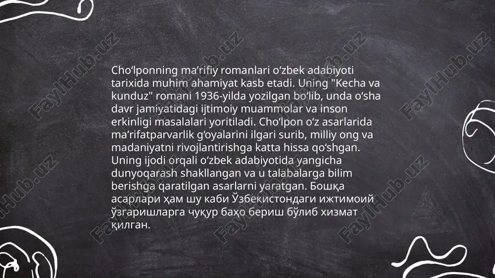 naim_karimov_hassos_olim_choʼlpon_maʼrifiy_romanlar_misolida.pptx - Page 4