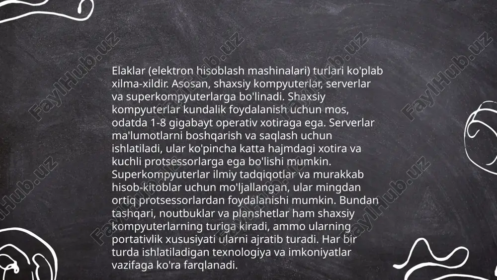 ir necha muhim omillar mavjud. elakning materiali (po'lat, alyuminiy va boshqalar) chidamliligiga ta'sir etadi. elakning ochilish o'lchamlari (masalan, 1-10 mm) mahsulotning nozikligiga ta'sir qiladi, bu esa tasniflash yoki ajratish uchun muhimdir. elak teshiklarining shakli (doira, kvadrat) va tartibi elakdan o'tish tezligini o'zgartiradi. ishlab chiqaruvchilarning standartlariga rioya qilish elaklarning sifatini kafolatlaydi, iso va din kabi. elaklarning xizmat muddati ham sifatini ko'rsatadi, doimiy foydalanishda kamida 5 yil davom etadigan elaklar yuqori sifatli hisoblanadi. sifat nazorati uchun elaklar muntazam sinovdan o'tkazilishi zarur. ... t.me/slaydai_bot 10. elaklar narxi 2023-yilning noyabr oyida 10-elak narxi oʻzbekistonda o‘rtacha 500 000 so‘mni tashkil etmoqda. narxlar ishlab chiqaruvchi, material sifati va bozordagi talabga qarab 30 000 so‘mdan 550 000 so‘mgacha oʻzgarishi mumkin. bu yilgi narxlar o‘tgan yilga nisbatan 10% ga oshgan, bunga asosan uzoq muddatli inflyatsiya va material xarajatlarining oshishi sabab bo‘lgan. qishloq xo‘jaligi sektorida yanada keng tarqalganligi sababli, 10-elakning narxi mahalliy bozorlarda mavsumiy talab va ta’minot bilan bog‘liq …