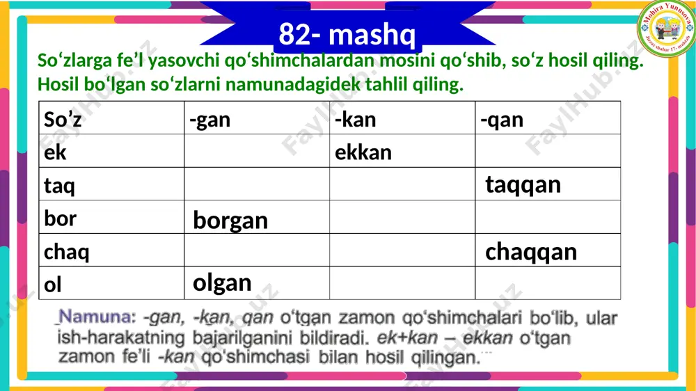 4_sinf_ona_tili_20_dars_4_chorak_fe'l_yasovchi_qo'shimchalarning - Page 4