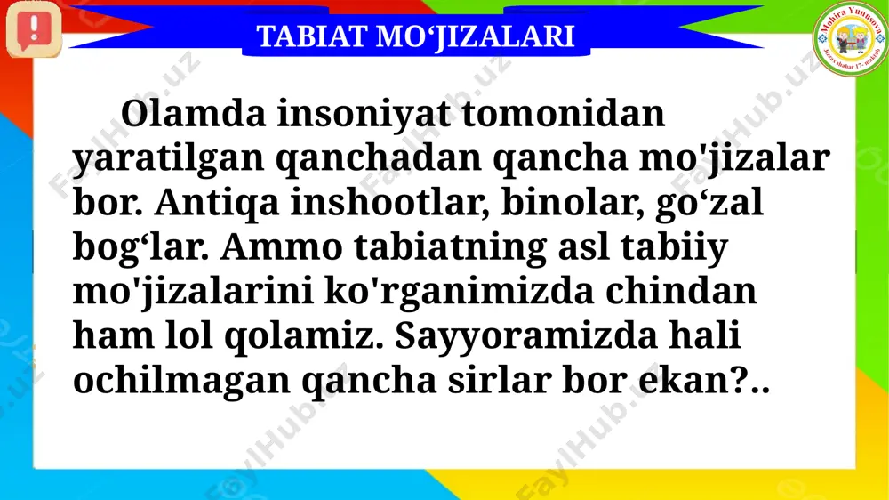 4-sinf o'qish 14-dars. 4 chorak tabiat mo’jizalari - Page 4