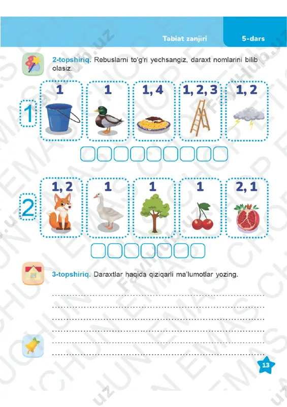 o‘qish savodxonligi daftar 3-sinf (3) 4-6-darslar - Page 4