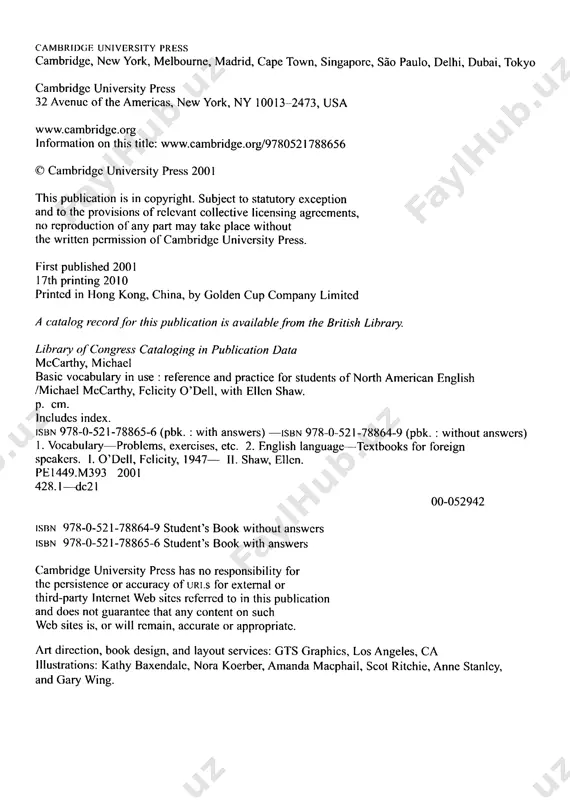 vocabulary in use basic[@cambridge_library] - Page 4