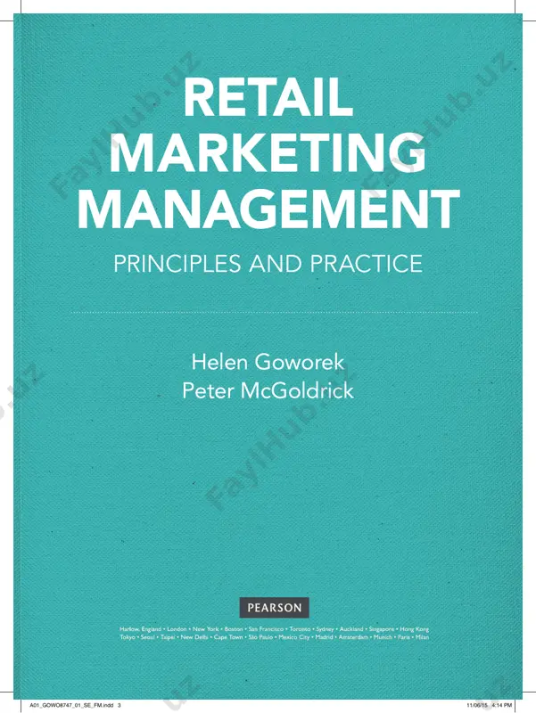 oss references refer to the print edition a01_gowo8747_01_se_fm.indd 4 11/06/15 4:14 pm http://www.pearson.com/uk brief contents xiii preface xiv about the authors xv acknowledgements 1 chapter 1 introduction to retail marketing management 33 chapter 2 retail marketing strategy 55 chapter 3 retail consumer behaviour and market segmentation 83 chapter 4 retail product and brand management 109 chapter 5 retail buying and merchandising 136 chapter 6 retail pricing 161 chapter 7 retail marketing communications 190 chapter 8 retail location 216 chapter 9 retail design and layout 246 chapter 10 retail customer service 266 chapter 11 multichannel retailing 289 chapter 12 legislation and ethics in retailing 311 chapter 13 international retail marketing and emerging markets 331 glossary 337 index a01_gowo8747_01_se_fm.indd 5 11/06/15 4:14 pm a01_gowo8747_01_se_fm.indd 6 11/06/15 4:14 pm contents xiii preface xiv about the authors xv acknowledgements 1 chapter 1 introduction to retail marketing management 2 introduction 2 definitions of retailing 4 …