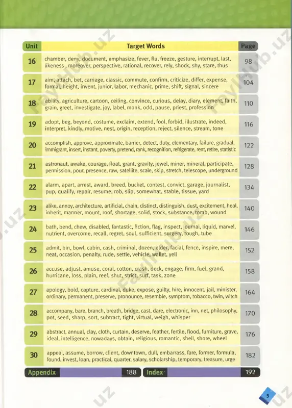 9 vs * introduction about the vocabulary the 600 words in each book of this series along with the additional target words presented in the appendices included in the first three books of the series are the most useful words in english. they were found by analysis of a collection of english course books from various levels in the primary, secondary and tertiary school systems. the words included in this series were chosen because they occurred many times in different levels of these materials. because of the way that they were chosen, these words have the following characteristics: 1 they are useful in both spoken and written english. no matter what english course you are studying, the words in these books will be of value to you. 2 each word in these books is a high-frequency word. this means that the effort in learning the words is well repaid by …