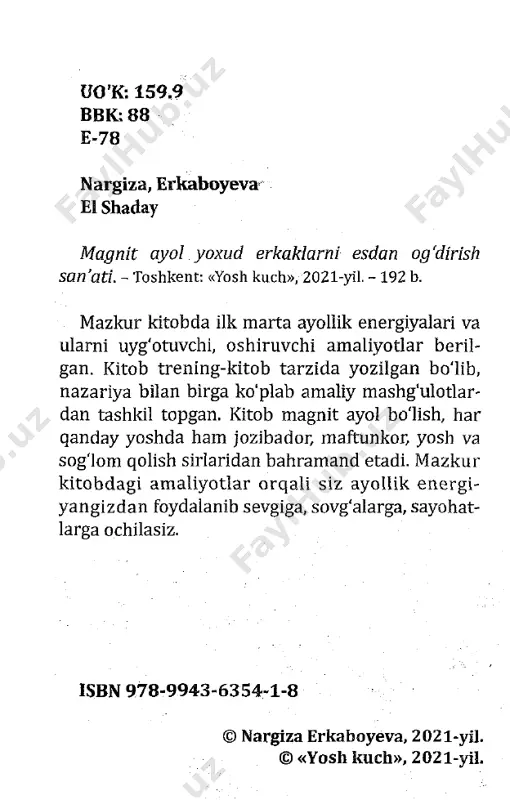 magnit ayol - nargiza erkaboyeva - Page 4