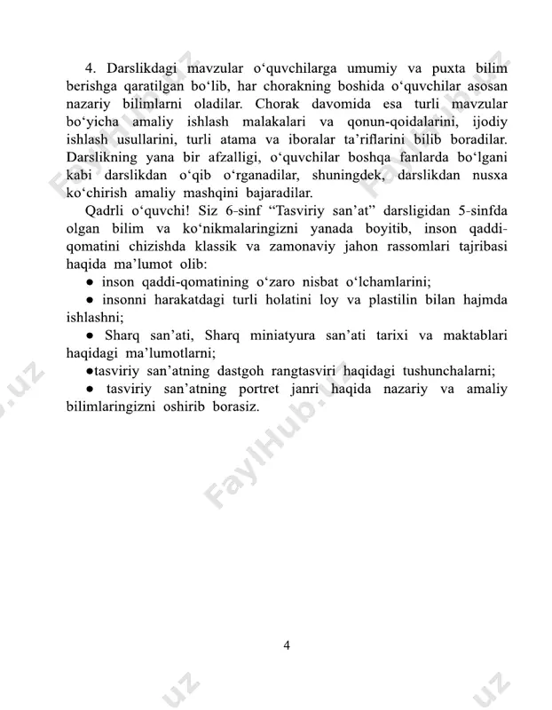 tasviriy san'at 6-sinf - Page 4