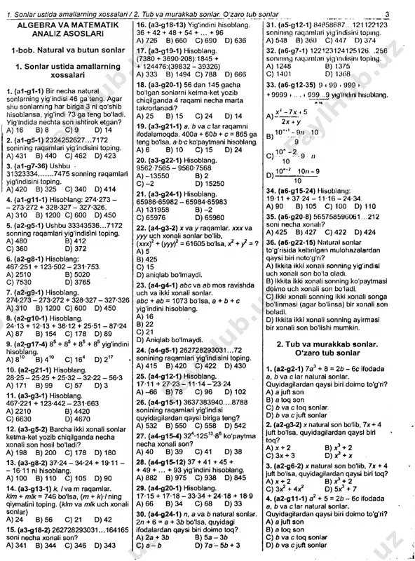 abituriyent 1_6 matematika - Page 4