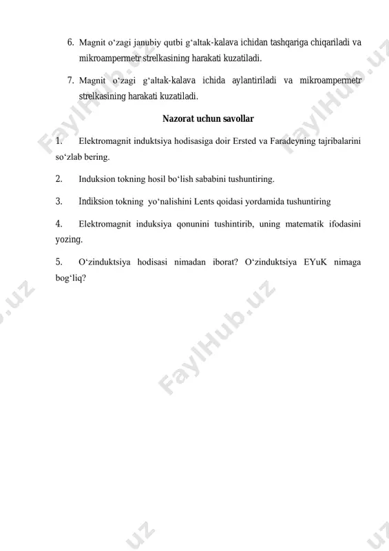 13.faradeyning elektromagnit induksiya qonunini o’rganish - Page 4