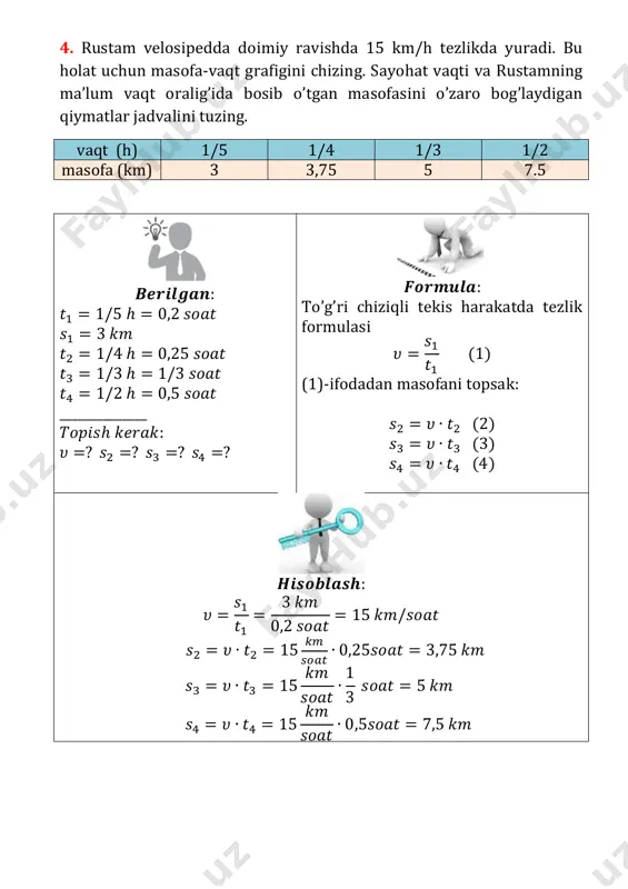 7 sinf 4-mashq yechim - Page 4