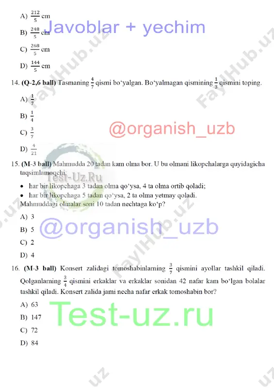 5 sinf matematika chsb-1 demo - Page 4