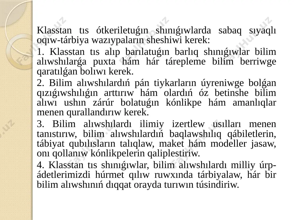 inan mu’yesh aralig’i ne delinedi? a) awisiwi b) saat mu’yeshi c) tuwri shig’iwi d) jilliq parallakisi 2. jer og’i turaqlilig’inin’ aspan sferasi menen kesisken noqati ne delinedi? a) ekvator b)a’lemnin’ arqa polyusi c)a’lem polyusi d)a’lemnin’ batis polyusi 3. a’lem polyuslari, zenit ham nadir noqatlarinan o’tiwshi ulken aylana ne delinedi? a)matematikaliq garizont b)aspan meridiani c)ekvator d)vertikal siziq 4. zodiak juldiz toparina neshe juldiz kiradi? a)88 b)19 c)27 d)12 5. juldiz ulkenlikleri qanday harip penen belgilenedi? a) k b) n c) s d) m 6. ay-hijriy kalendarinda kalendar jili neshe sutkag’a ten? a) 365 b) 360 c) 354 d) 358 7. birinshi kalendar eramizdan alding’i neshinshi jili oylap tabilg’an? a) 46 b) 53 c) 48 d) 57 8. ay- hijriy kalendarinda jana jil qaysi kunge tuwri kelgen? a) 21-mart b) 3-mart c) 1-yanvar d) 12-may 9. dunya polyusinin arqa noqati qanday harip penen belgilenedi? a) z b) p c) s d) n …