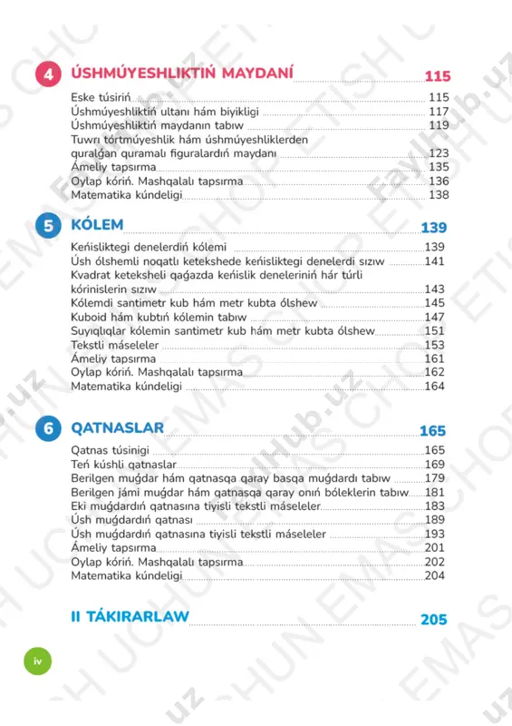 5_sinf_matematika_mashq_daftari_qoraqalpoq - Page 4