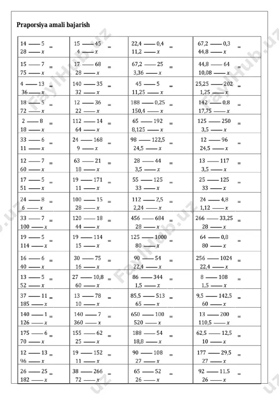 x )=93 -x = 8 31. 252 – 4x – ( 107 – 2x ) =137 x = 4 7. 212 – 4x – ( 89 – 2x )=93 x = 15 32. 226 – 4x – ( 96 – 2x ) =122 x = 4 8. 212 – 4x – ( 90 – 2x )=94 x = 14 33. 228 – 4x – ( 98 –2x ) =122 x = 4 9. 215 – 4x – ( 90 – 2x )=93 x = 16 34. 186 – 3x – ( 72 – x ) =106 x = 4 10. 170 – 3x – ( 65 – x )=93 x = 6 35. 228 – 4x – ( 98 –2x ) =100 x = 15 11. 252 – 4x – ( 107 – 2x )=131 x = 7 36. 176 – 3x – ( 67 – x ) =101 x …